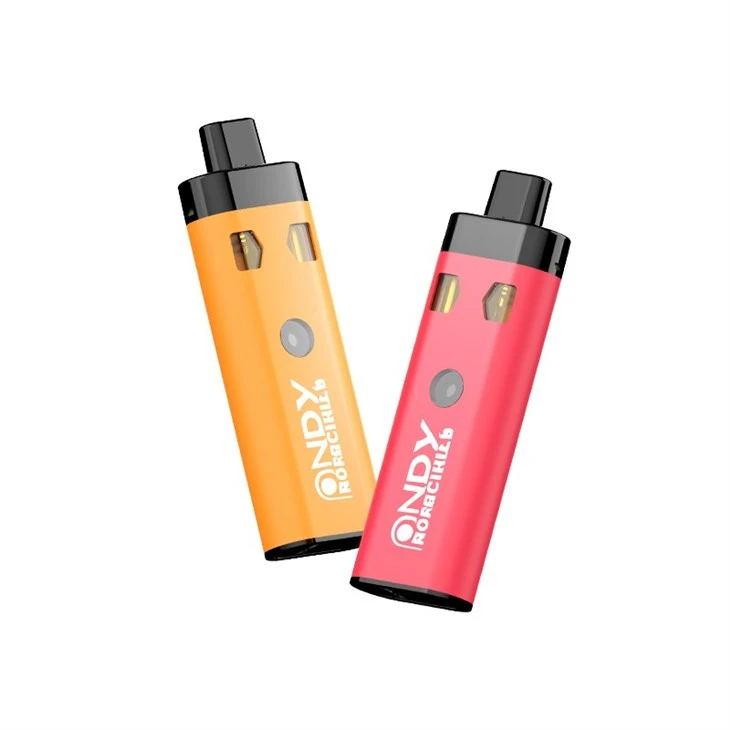 CBD Vaporizer Hot Selling 1ml+1ml 2G Dual Chamber Vapor Distillate Disposable Vape Pen